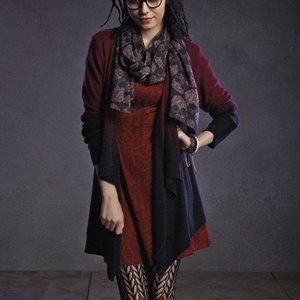 Hot Topic | Orphan Black Fit & Flare Dress | LG | WITH SCARF